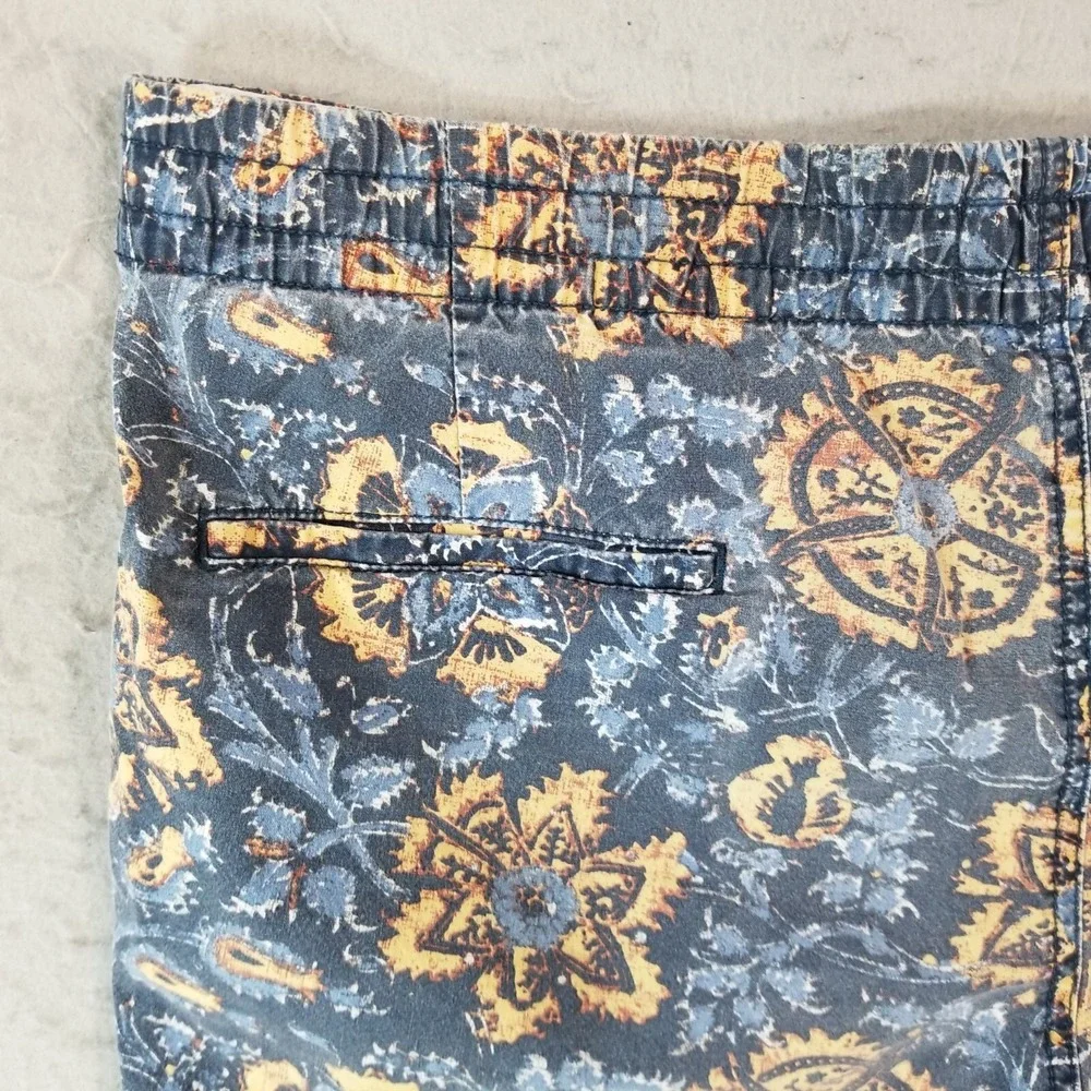 Dockers shorts men's large‎ blue floral outdoor beach Comfort waist